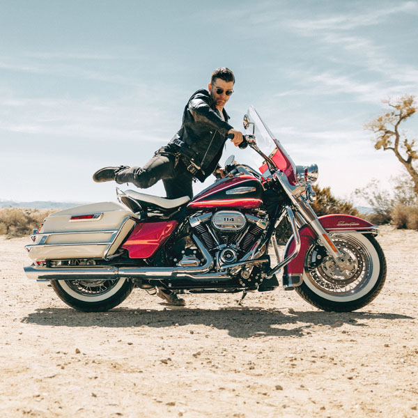 Electra Glide Highway King摩托车的写真照