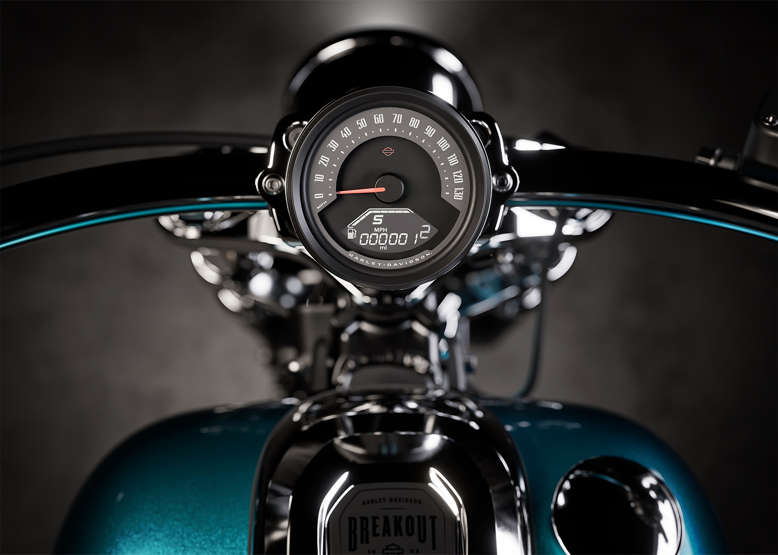 4英寸 (102毫米) 模拟仪表 + 可定制骑行模式