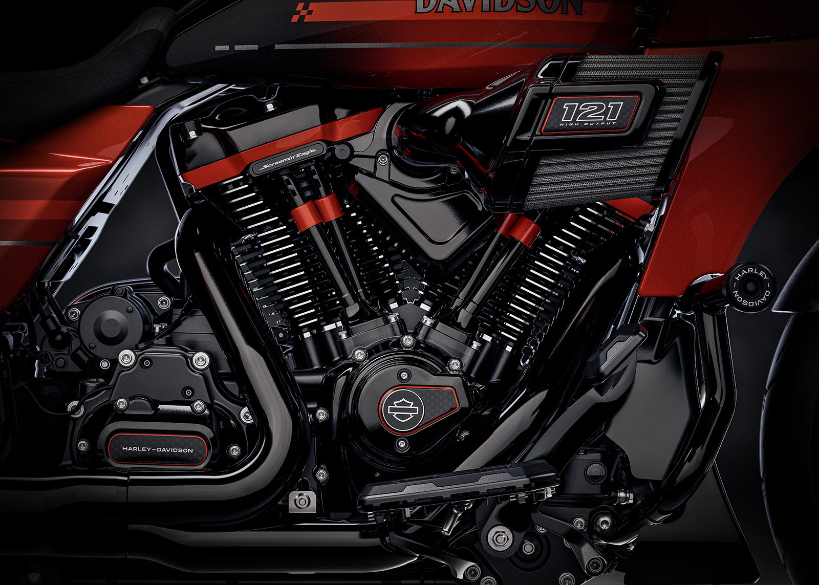 Milwaukee-Eight® 121高功率发动机 